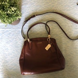 Authentic Coach Minnie crossbody leather bag